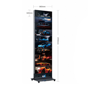 New Arrival cơ khí <span class=keywords><strong>LED</strong></span> hiển thị 10 lớp 2 khuôn mặt <span class=keywords><strong>LED</strong></span> Poster trong nhà xoay bảng quảng cáo - Product Image 2