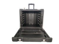 Accessoires pour Flight Case en LLDPE 2U 3U 4U 6U pour équipement de scène, OEM/ODM personnalisé, léger, classé IP66, boîtier en plastique