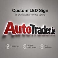 Lettres LED en acrylique et métal rétroéclairées directement de l'usine - Signalisation personnalisée en 3D illuminée pour les entreprises, les magasins, les hôtels, les restaurants