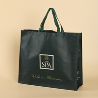 Sac fourre-tout réutilisable en non-tissé avec logo personnalisé, sac de shopping promotionnel personnalisable, 100% écologique, 70GSM