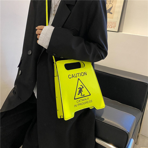 Novità Stop Sign <span class=keywords><strong>borsa</strong></span> per donna personalità attenzione segno <span class=keywords><strong>borsa</strong></span> a tracolla a tracolla per Lady Girls - Product Image 4