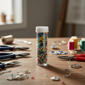 Ilan Abalorio De Bote 30G circa, perline multicolori per artigianato e creazione di gioielli - Product Image 3