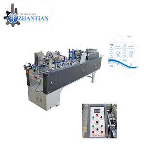 Mini Máquina Plegadora y Encoladora de Cajas con Encolado Lateral para Empaque de Alimentos, Caja Pequeña de Metal/Madera, Zh 500 Mini Plegadora y Encoladora Automática - Product Image 3