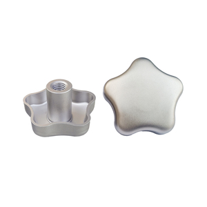 Perilla de cinco puntos de acero inoxidable - Rosca hembra - Product Image 1