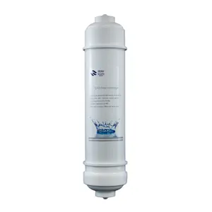 I tipo 10 pulgadas 1/4 tubo coreano inserto de ajuste rápido reemplazo de cartucho de filtro de agua para purificador de agua de hogar u oficina