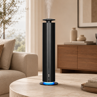 Diffuseur d'arômes sans eau, commande par application, rechargeable, machine de désodorisation d'air en forme de tour pour la maison