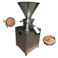 Machine à fabriquer du beurre de cacahuète et d'amande en acier inoxydable, type 80-100 kg/heure, HJ-MJC-80, presse à beurre de cacao