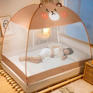 Бытовая юрта москитная сетка Складная утолщенная купольная двуспальная кровать с полным дном 2,0 палатка зерновая палатка