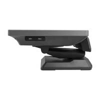 Terminal de point de vente tactile LICON 15,6 pouces 10 points avec lecteur de codes-barres, Windows 10, processeur Intel i5/i7, stockage SSD, certifié CE/FCC pour caisse enregistreuse