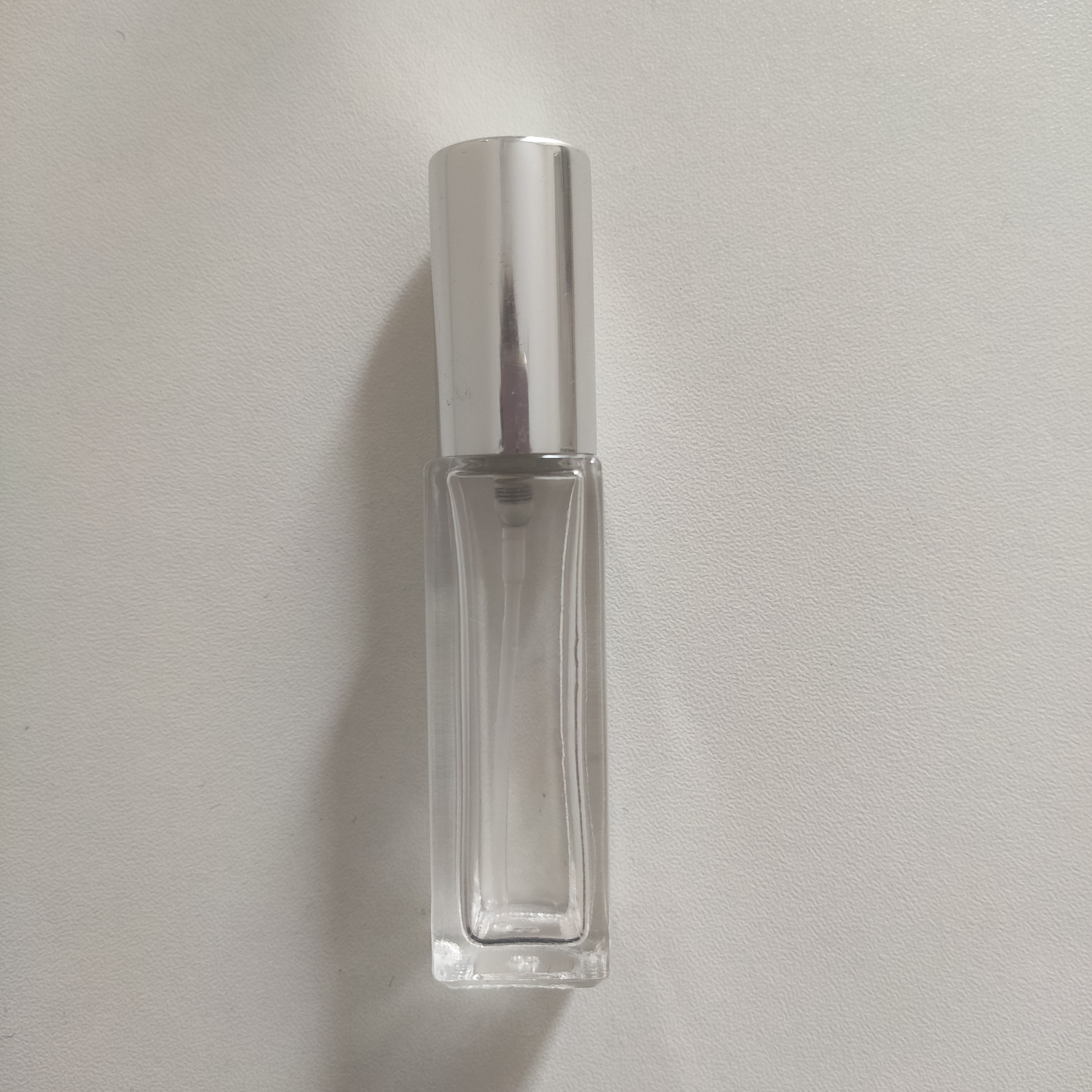 Bottle with silver top