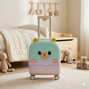 Valigia per <span class=keywords><strong>Bambini</strong></span> Durevole con Disegni Cartoon, Guscio Rigido in PC, Serratura con Password, Ruote Girevoli, Trolley da Viaggio per <span class=keywords><strong>Bambini</strong></span> - Product Image 6