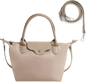 Sac à main en nylon pour femme, mode, chaînes décoratives, petit sac bandoulière, sac hobo, fermeture éclair - Product Image 1