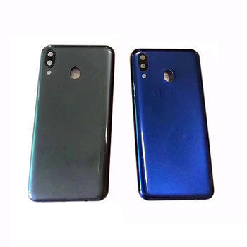 For Samsung Galaxy M20 M205F Battery Glass Cover Back Panel Rear Housing Case Repair Parts With / Without Lens