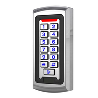 Sistema de Control de Acceso Autónomo para Interiores con Teclado Metálico de 125khz, Lector de Tarjetas de Proximidad para Seguridad de Puertas
