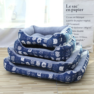 Tempat Tidur Hewan Peliharaan Persegi Panjang Bulu Arctic Tebal Nyaman Hangat 2025, Alas Tidur Kucing dan Anjing, Perlengkapan Hewan Peliharaan - Product Image 2