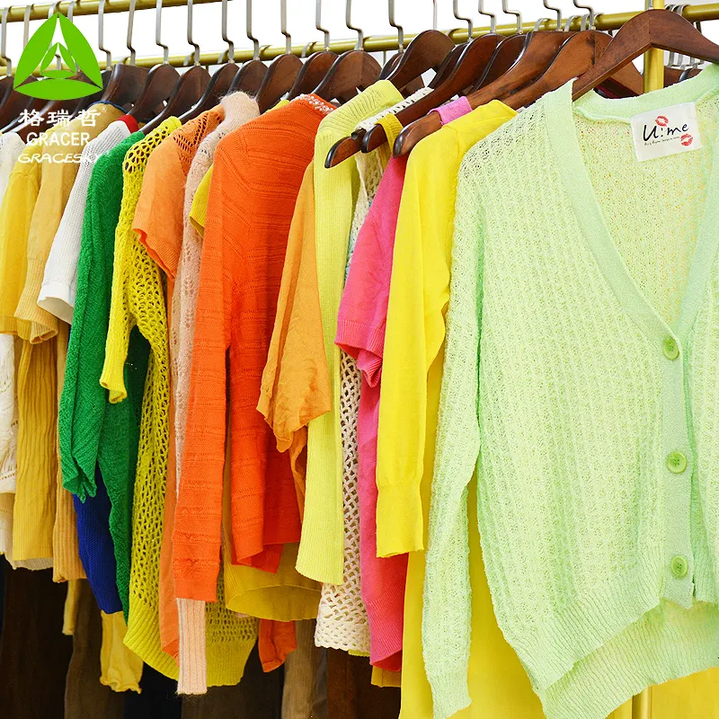 Americano barato de alta calidad fardo de ropa para los compradores venta suéter