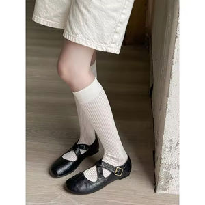 Nouvelles sandales à talons aiguilles en cuir véritable de vachette, style 2026, à bout pointu et en maille noire pour femmes - Product Image 4