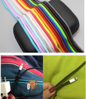 60cm couleurs câble de données manchon de protection printemps ficelle pour téléphone Android USB charge étui pour écouteurs couverture canette enrouleur