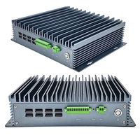Computadora Industrial Integrada Sin Ventilador J1900 de Cuatro Núcleos, 6 Puertos LAN Gigabit Duales, Panel Táctil, 16 GB de RAM, 256 GB de SSD, Garantía de 3 Años