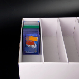 Wholesale Durable <b>Cardboard</b> Trading Card <b>Storage</b> <b>Box</b> With Divider Tray For TCG Sports Cards Collection - Product Image 1