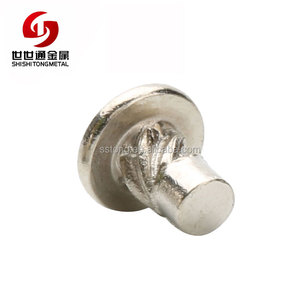Acier Nickelé Miniature Micro Champignon Tête Parapluie Filetage Spécial Chaussure <span class=keywords><strong>Rivet</strong></span> <span class=keywords><strong>Plaque</strong></span> Signalétique - Product Image 4