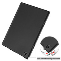 Support à trois volets en cuir PU de luxe 10.1 pouces étui de protection intelligent pour tablette pour 2023 Teclast M40 Pro P20 HD P20S universel