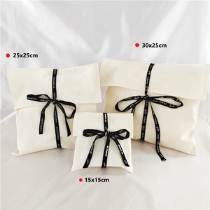 Chuanghua Organic Cotton <b>Envelope</b> Packaging Bag for Cloth Product Cotton <b>Envelope</b> Dust Flap Packing Bag Recycle <b>Envelope</b> - Product Image 1