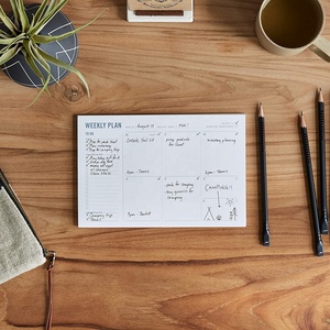 Bảng Lập Kế Hoạch Hàng Tuần Sổ Ghi Chép Lịch Hàng Tuần 9*6 Kèm Theo Lịch Trình Và Thói Quen Để Làm Việc Cho Trường Học Và Công Việc 50 Ngày - Product Image 5