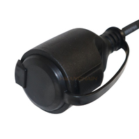 Cable de Extensión de Goma para Exteriores de 100 m con Clasificación IP65 y Enchufe Schuko para Electrodomésticos y Iluminación de Jardín