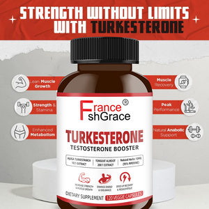 Suplemento de Apoyo Masculino al por Mayor, Fabricante de Suplementos para Hombres con Tongkat Ali para el Crecimiento Muscular, 120 Cápsulas - Product Image 3