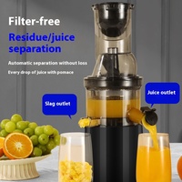 Extracteur de jus pressé à froid à large goulotte Machine à jus à mâcher lentement avec fonction inverse Vente en gros en usine