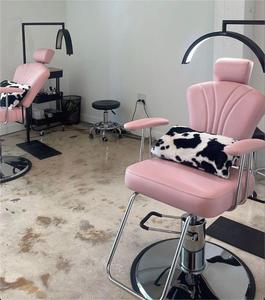 Sillón Reclinable de Cuero <span class=keywords><strong>para</strong></span> Salón de Belleza <span class=keywords><strong>para</strong></span> Estilismo de Cejas, Uñas y Pestañas, Muebles <span class=keywords><strong>para</strong></span> Peluquería - Product Image 1