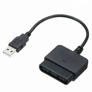 游戏手柄游戏机控制器USB适配器电缆转换器，用于PS2 PS3游戏手柄游戏配件