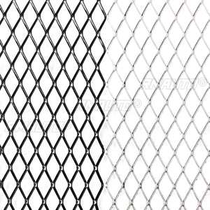 Rejilla de Ventilación Universal Negra/Plateada de Aluminio para Auto, Rejilla de Tuning de 100cm X 33cm - Product Image 5