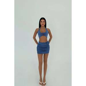 Ensemble de costume pour femme Indigo Rose Detail, jupe élégante - Product Image 3