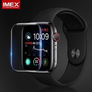 Protection d'écran en verre trempé 3D en gros pour Apple Watch Series 6 40mm 44mm, film sans bulles - Product Image 4