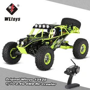 <span class=keywords><strong>WLtoys</strong></span> <span class=keywords><strong>10428</strong></span> 1/10 RC Car 2,4G 4WD eléctrico cepillado Rock Crawler RTR SUV Control remoto todoterreno camión modelo vehículos de juguete - Product Image 3