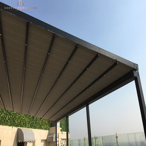 Bioclimatic <span class=keywords><strong>Profilé</strong></span> <span class=keywords><strong>Aluminium</strong></span> Toit en Verre Électrique <span class=keywords><strong>Pergola</strong></span> à Louvre 3x4 Pavillon pour Usage Extérieur Gazebo Électrique - Product Image 2