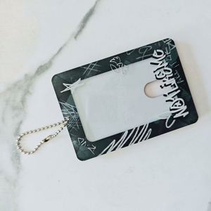 Best Sale Custom Kpop Photo Holder Keyring Printed Acrylic Picture Card Holder for Credit Card Use - Product Image 6