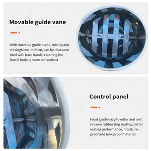 Mélangeur de poudre compact en acier inoxydable pour épices et matériaux solides - Product Image 5