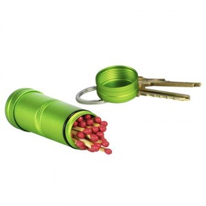Tube de rangement pour premiers secours en alliage d'aluminium, 93x22mm, résistant à l'eau, pour le camping en plein air, les voyages, les médicaments, les bouchons d'oreilles - Product Image 2