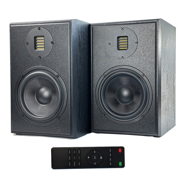 Samtronic 2.0 Active Hi-Fi Bookshelf Speakers Living Room Stereo Sound Speaker System BT, USB, RAC Function TPA3221 AMT Tweeter