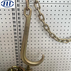 5/16 ''lớp 70 Heavy Duty <span class=keywords><strong>Chain</strong></span> với J Hooks Giao thông vận tải chains Trailer an toàn chains - Product Image 6