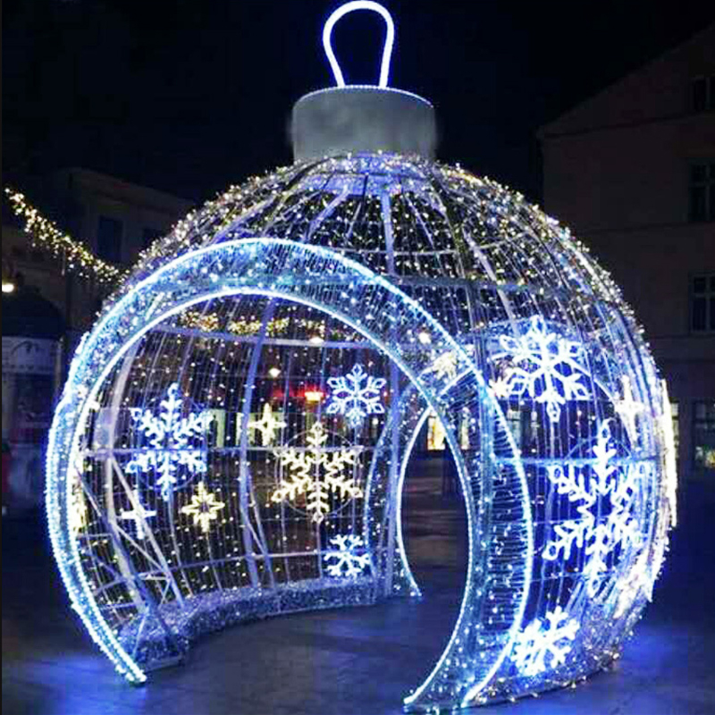 New design outdoor Christmas & holiday decoration Led arch display lights