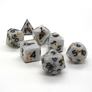 Tùy Chỉnh Nhựa Đa Diện Bên Trong Con Xúc Xắc Đặt Sắc Nét Con Mèo Xúc Xắc Cho Quảng Cáo Trò Chơi Hội Đồng Quản Trị Và Quà Tặng Cho - Product Image 5