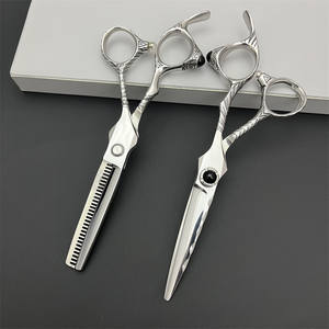 กรรไกรตัดผม Dmx ขนาด 60 นิ้ว ทำจากเหล็กกล้าไร้สนิม 440C กรรไกรซอยผมสำหรับคนถนัดขวา ชุดอุปกรณ์เสริมสวย - Product Image 3