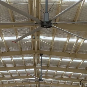7.3m 24ft Industrial Size 220v 380v Large Aluminum Blades Ceiling <b>Fans</b> with Direct Drive Motor Controller to Adjust the Speed - Product Image 1
