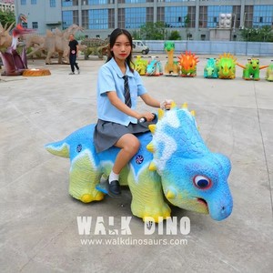 Équipement d'amusement télécommandé pour enfants : Dinosaures à chevaucher réalistes pour centres commerciaux (intérieur/extérieur) - Product Image 4