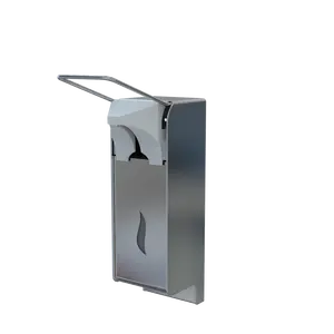 Áp Lực Khuỷu Tay Tay Khử Trùng Vệ Sinh Thép Không Gỉ 304 Bệnh Viện Y Tế Chất Lỏng Tay Xà Phòng Dispenser