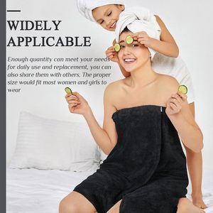 Fabrication de serviettes enveloppantes souples de luxe avec LOGO personnalisé pour la douche le bain grande taille hydrophile pour spa salon de beauté - Product Image 3